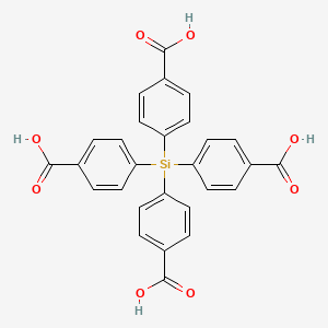 molecular formula C28H20O8Si B3075037 Tetrakis(4-carboxyphenyl)silane CAS No. 10256-84-5