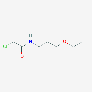 molecular formula C7H14ClNO2 B3075122 2-chloro-N-(3-ethoxypropyl)acetamide CAS No. 10263-65-7
