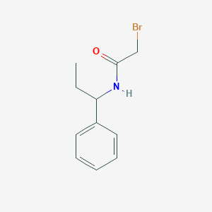 2-bromo-N-(1-phenylpropyl)acetamide