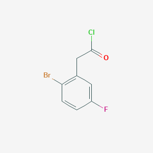2-Bromo-5-fluorophenylacetyl chloride