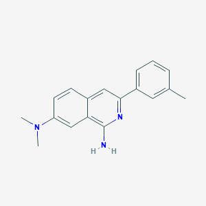 N7,N7-dimethyl-3-m-tolylisoquinoline-1,7-diamine 277.3636