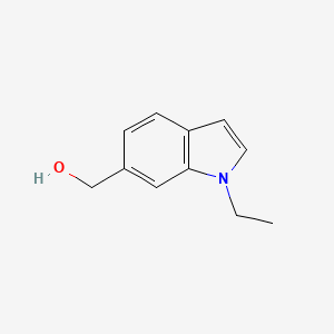 molecular formula C11H13NO B3075394 (1-ethyl-1H-indol-6-yl)methanol CAS No. 1030420-04-2