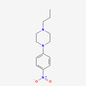 B3075455 1-(4-Nitrophenyl)-4-propylpiperazine CAS No. 1030627-12-3