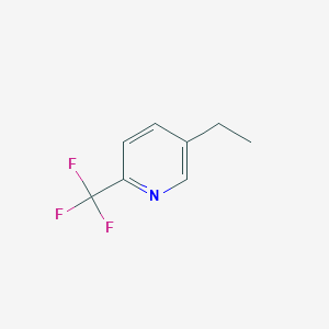 molecular formula C8H8F3N B3075459 5-Ethyl-2-(trifluoromethyl)pyridine CAS No. 1030632-94-0