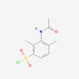 3-Acetamido-2,4-dimethylbenzenesulfonyl chloride