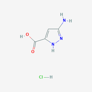 5-amino-1H-pyrazole-3-carboxylic acid hydrochloride