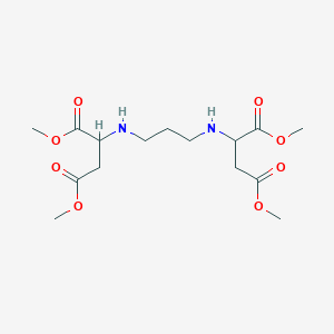Dimethyl 2-[(3-{[3-methoxy-1-(methoxycarbonyl)-3-oxopropyl]amino}propyl)amino]succinate