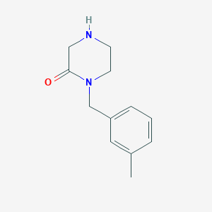 molecular formula C12H16N2O B3075614 1-(3-Methylbenzyl)piperazin-2-one CAS No. 1033200-90-6