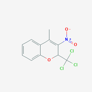 4-Methyl-3-nitro-2-(trichloromethyl)-2H-chromene