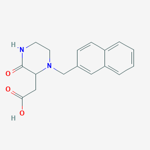 2-[1-(2-Naphthylmethyl)-3-oxopiperazin-2-yl]acetic acid