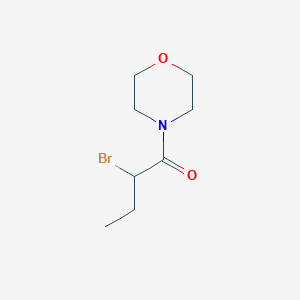 molecular formula C8H14BrNO2 B3075795 4-(2-Bromobutanoyl)morpholine CAS No. 103608-46-4