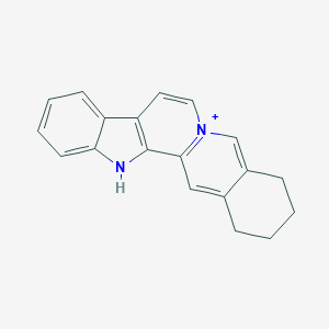 molecular formula C19H17N2+ B030759 Sempervirine cation CAS No. 6882-99-1