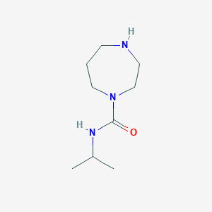 molecular formula C9H19N3O B3075984 N-isopropyl-1,4-diazepane-1-carboxamide CAS No. 1038237-31-8