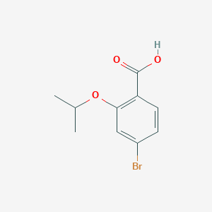 molecular formula C10H11BrO3 B3076044 4-Bromo-2-(propan-2-yloxy)benzoic acid CAS No. 1038595-51-5