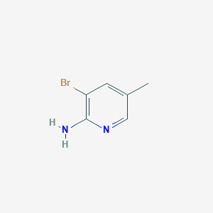 molecular formula C6H7BrN2 B030763 2-Amino-3-bromo-5-methylpyridine CAS No. 17282-00-7