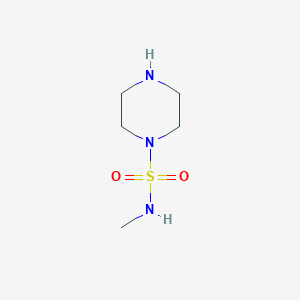 molecular formula C5H13N3O2S B3076935 N-methylpiperazine-1-sulfonamide CAS No. 1042643-66-2