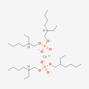 molecular formula C32H68CaO8P2 B3077062 hemi-Calcium bis(2-ethylhexyl)phosphate CAS No. 10442-05-4