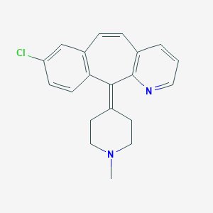 molecular formula C20H19ClN2 B030773 5,6-脱氢-N-甲基氯雷他定 CAS No. 117811-18-4
