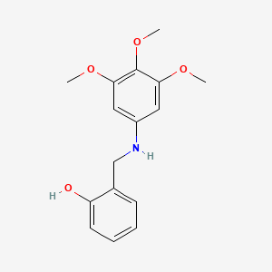 2-{[(3,4,5-Trimethoxyphenyl)amino]methyl}phenol