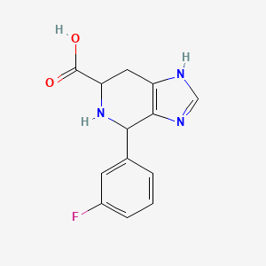 4-(3-Fluorophenyl)-3H,4H,5H,6H,7H-imidazo[4,5-c]pyridine-6-carboxylic acid