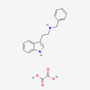 molecular formula C19H20N2O4 B3077429 Benzyl-[2-(1H-indol-3-YL)-ethyl]-amine oxalate CAS No. 1048326-81-3