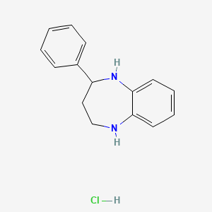 2-phenyl-2,3,4,5-tetrahydro-1H-1,5-benzodiazepine hydrochloride