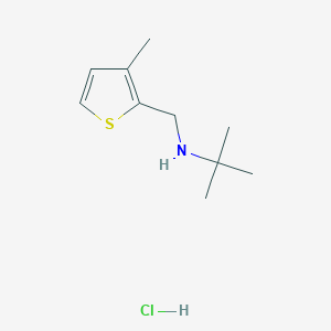tert-Butyl[(3-methyl-2-thienyl)methyl]amine hydrochloride