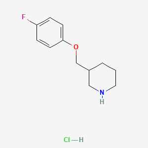 3-[(4-Fluorophenoxy)methyl]piperidine hydrochloride