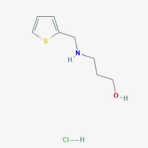 molecular formula C8H14ClNOS B3078447 3-[(2-Thienylmethyl)amino]-1-propanol hydrochloride CAS No. 1051368-45-6