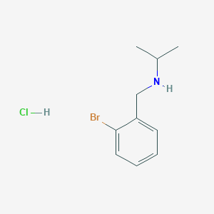B3078490 N-(2-Bromobenzyl)-2-propanamine hydrochloride CAS No. 1051919-30-2