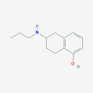 molecular formula C13H19NO B030785 6-(Propylamino)-5,6,7,8-tetrahydronaphthalen-1-OL CAS No. 78950-82-0