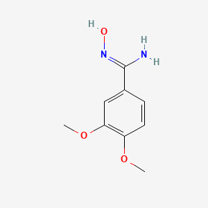 molecular formula C9H12N2O3 B3078699 3,4-Dimethoxybenzamidoxime CAS No. 1053058-99-3