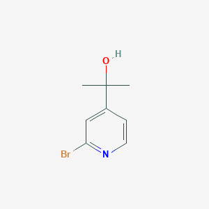 molecular formula C8H10BrNO B3078819 2-(2-Bromopyridin-4-yl)propan-2-ol CAS No. 1055073-69-2