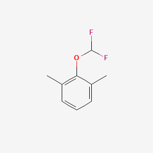 molecular formula C9H10F2O B3078841 2-(Difluoromethoxy)-1,3-dimethyl-benzene CAS No. 105552-65-6