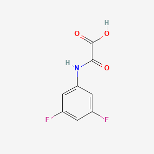 [(3,5-Difluorophenyl)amino](oxo)acetic acid