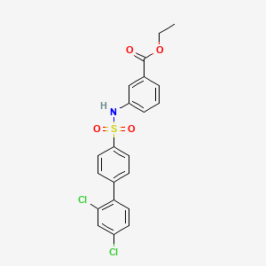 Ethyl 3-(2',4'-dichlorobiphenyl-4-yl sulfonamido)benzoate