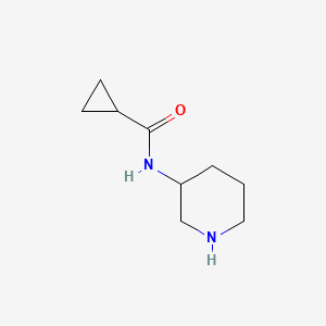 molecular formula C9H16N2O B3079213 N-(Piperidin-3-YL)cyclopropanecarboxamide CAS No. 1062404-66-3