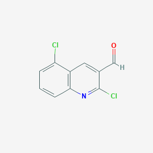 molecular formula C10H5Cl2NO B3079281 2,5-Dichloroquinoline-3-carbaldehyde CAS No. 1064137-50-3