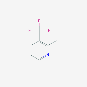molecular formula C7H6F3N B3079425 2-Methyl-3-(trifluoromethyl)pyridine CAS No. 106877-18-3