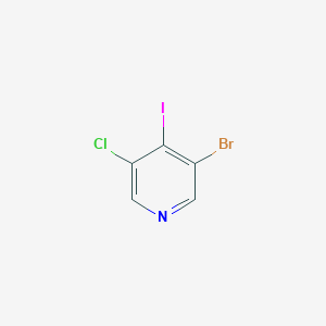 molecular formula C5H2BrClIN B3079492 3-Bromo-5-chloro-4-iodopyridine CAS No. 1070870-39-1