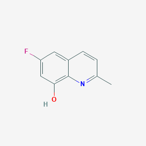 molecular formula C10H8FNO B3079507 6-Fluoro-8-hydroxy-2-methylquinoline CAS No. 1070897-08-3