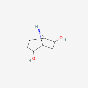 B3079657 8-Azabicyclo[3.2.1]octane-2,6-diol CAS No. 107259-50-7