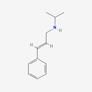 B3079661 [(2E)-3-Phenylprop-2-en-1-yl](propan-2-yl)amine CAS No. 107261-81-4