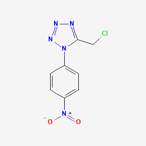B3079668 5-Chloromethyl-1-(4-nitro-phenyl)-1H-tetrazole CAS No. 107269-72-7