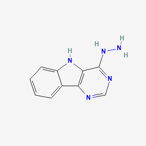 4-hydrazino-5H-pyrimido[5,4-b]indole