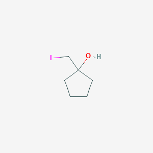 1-(Iodomethyl)cyclopentan-1-ol