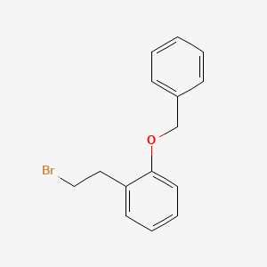 molecular formula C15H15BrO B3079846 1-(Benzyloxy)-2-(2-bromoethyl)benzene CAS No. 107607-78-3