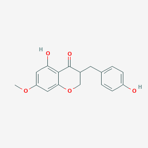 5-Hydroxy-3-(4-hydroxybenzyl)-7-methoxychroman-4-one