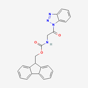 9H-fluoren-9-ylmethyl N-[2-(benzotriazol-1-yl)-2-oxoethyl]carbamate