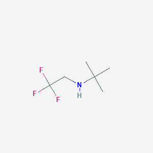 molecular formula C6H12F3N B3080767 Tert-butyl(2,2,2-trifluoroethyl)amine CAS No. 1092294-10-4